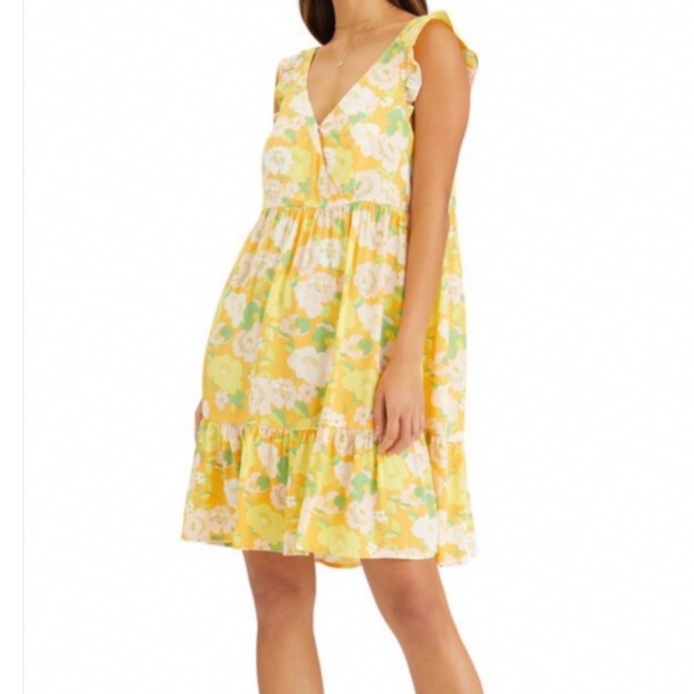 Sanctuary CareFree Printed Floral Baby Doll Dress